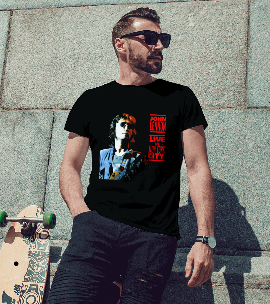 John Lennon Live In New York City T-Shirt