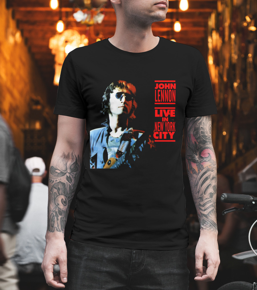 John Lennon Live In New York City T-Shirt