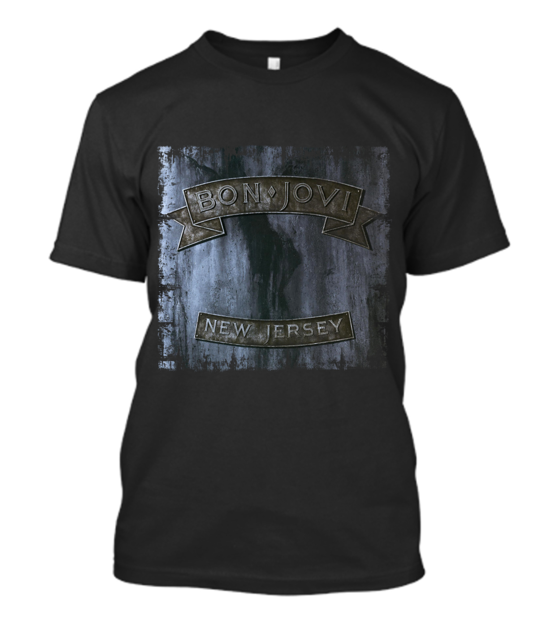 Bon Jovi New Jersey Album Cover T-Shirt