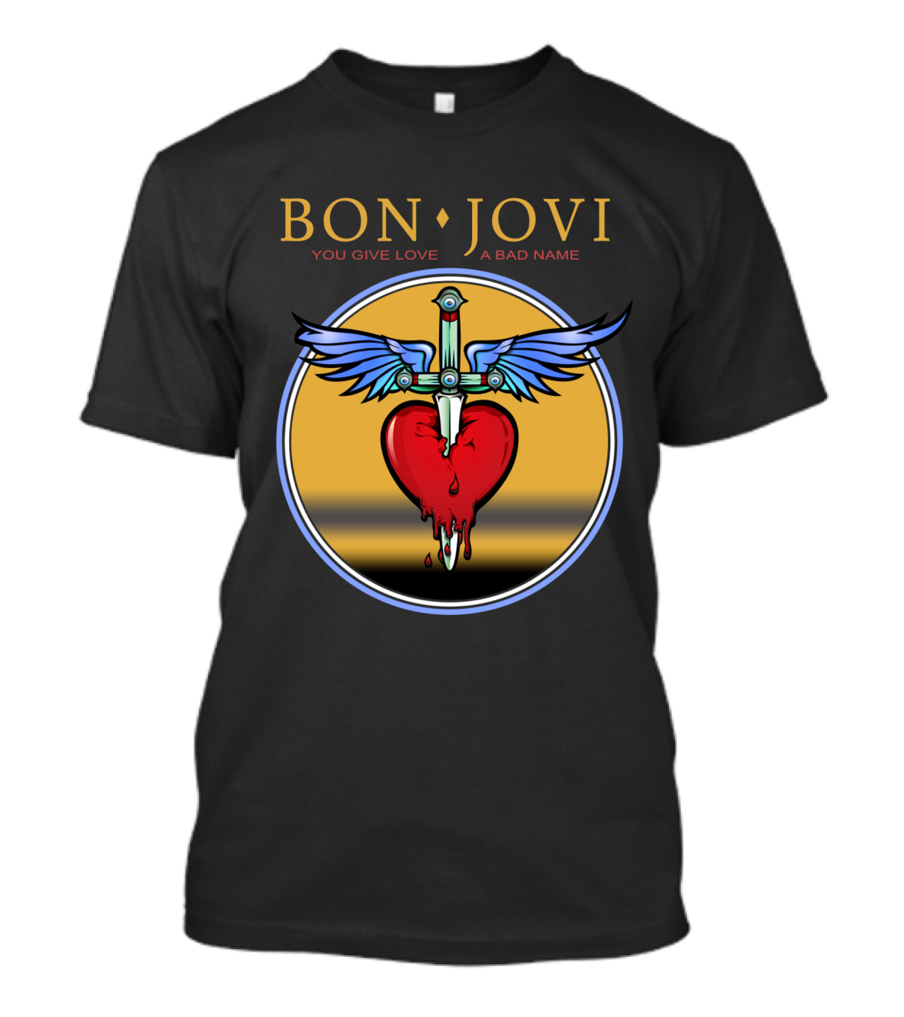 BON JOVI YOU GIVE LOVE A BAD NAME BJV 13 T-Shirt