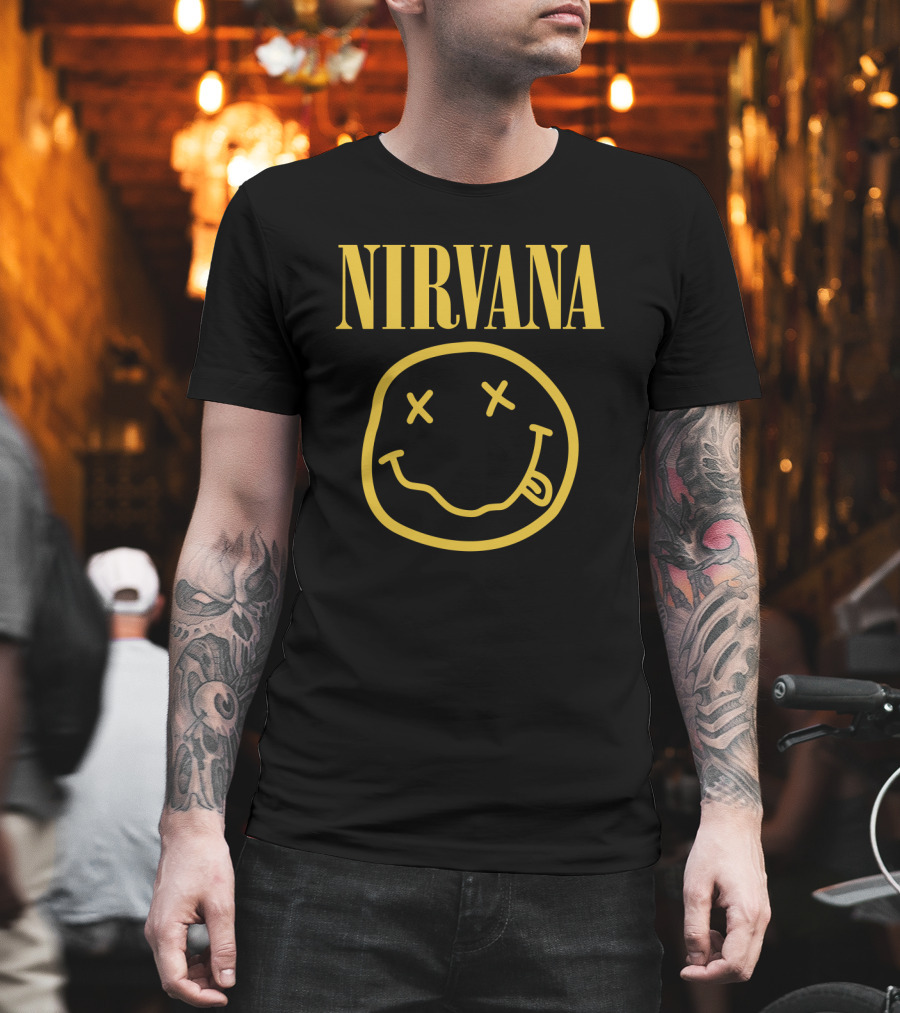 Nirvana Smiley Face T-Shirt