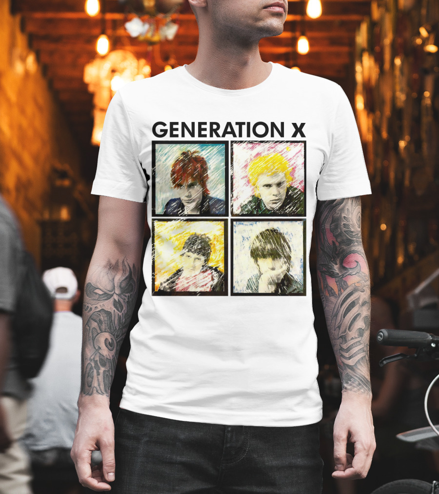 GENERATION X GX 02 Wild Pop Art Style Portraits T-Shirt