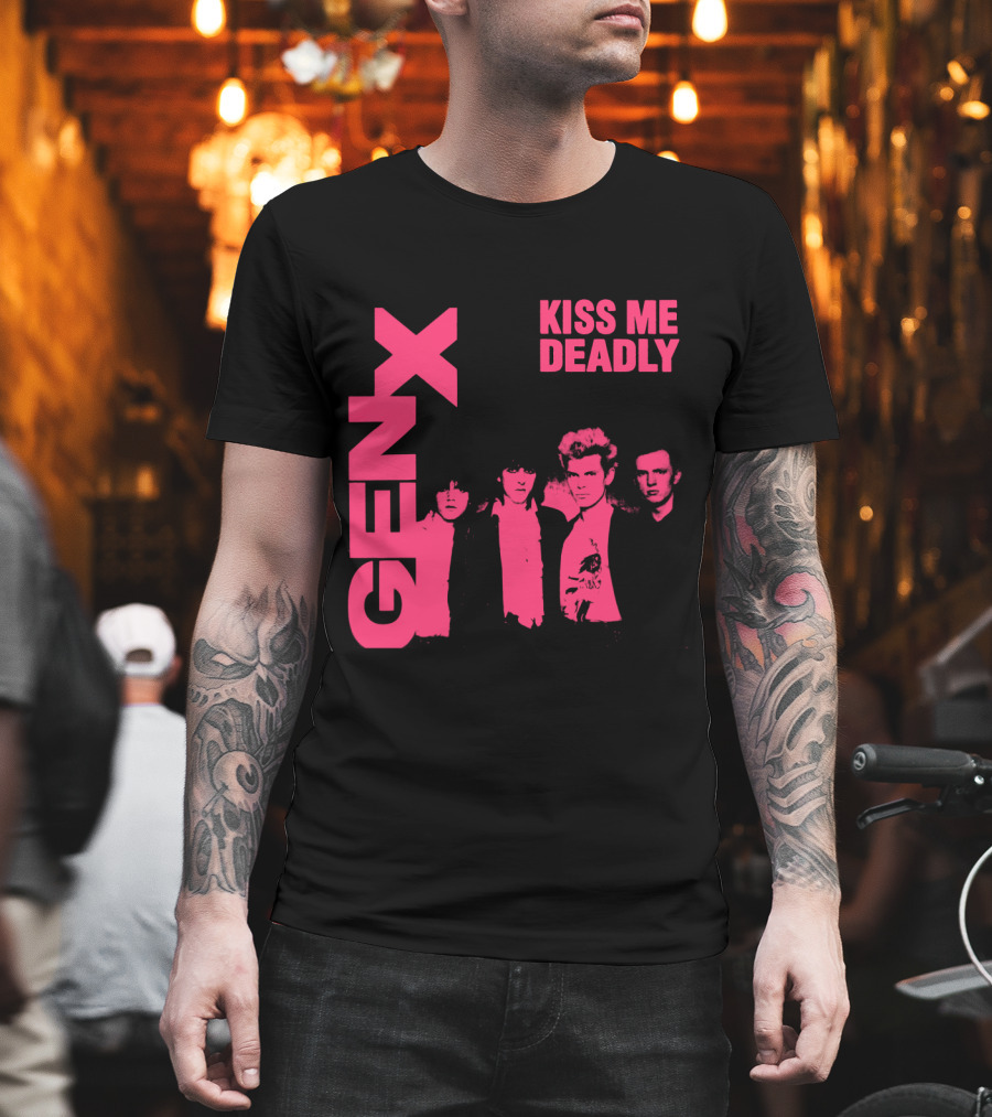 GEN X Kiss Me Deadly Band T-Shirt