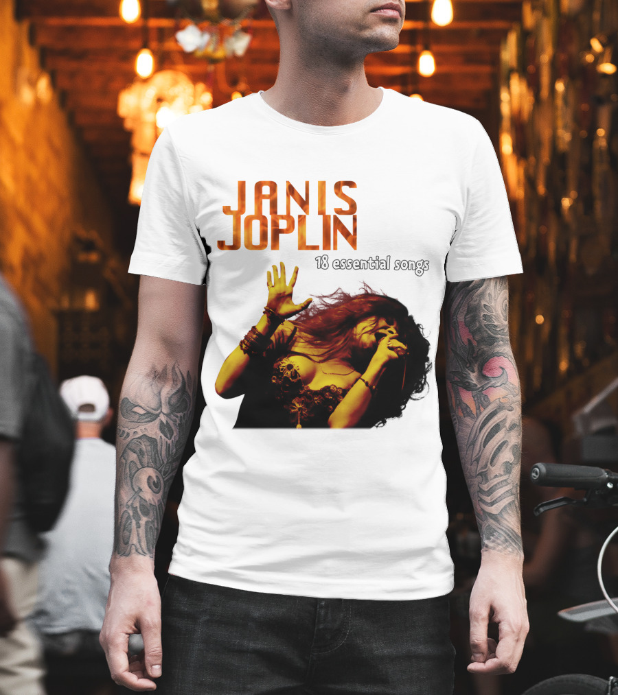 Janis Joplin 18 Essential Songs T-Shirt