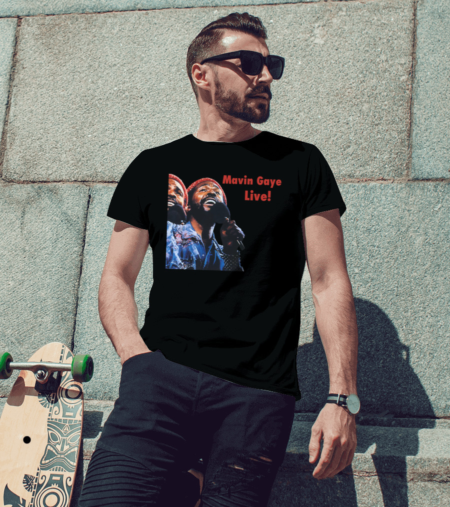 Marvin Gaye Live 15 MVG Performance T-Shirt