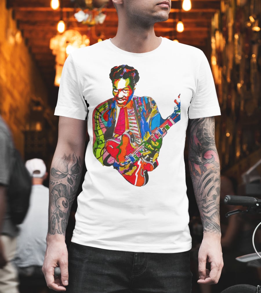Cbr 03 Psychedelic Guitar Legend Multicolor T-Shirt