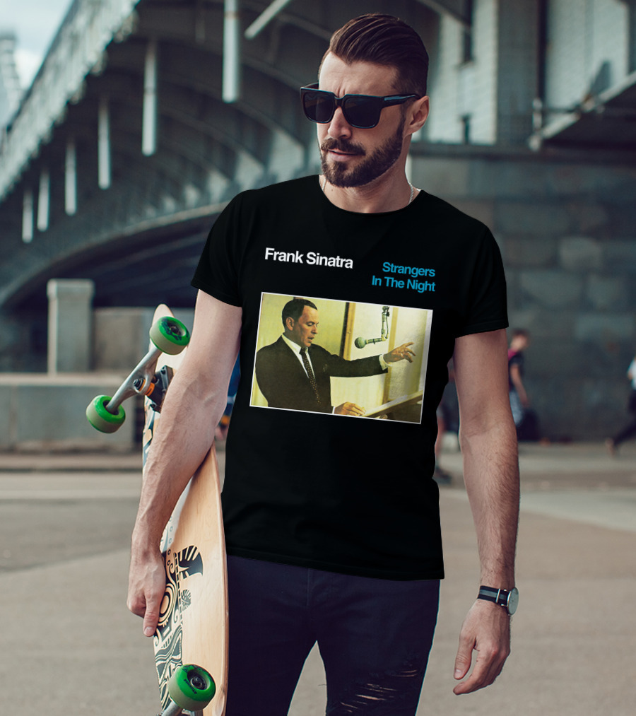 Frank Sinatra Strangers In The Night Classic Album Cover T-Shirt