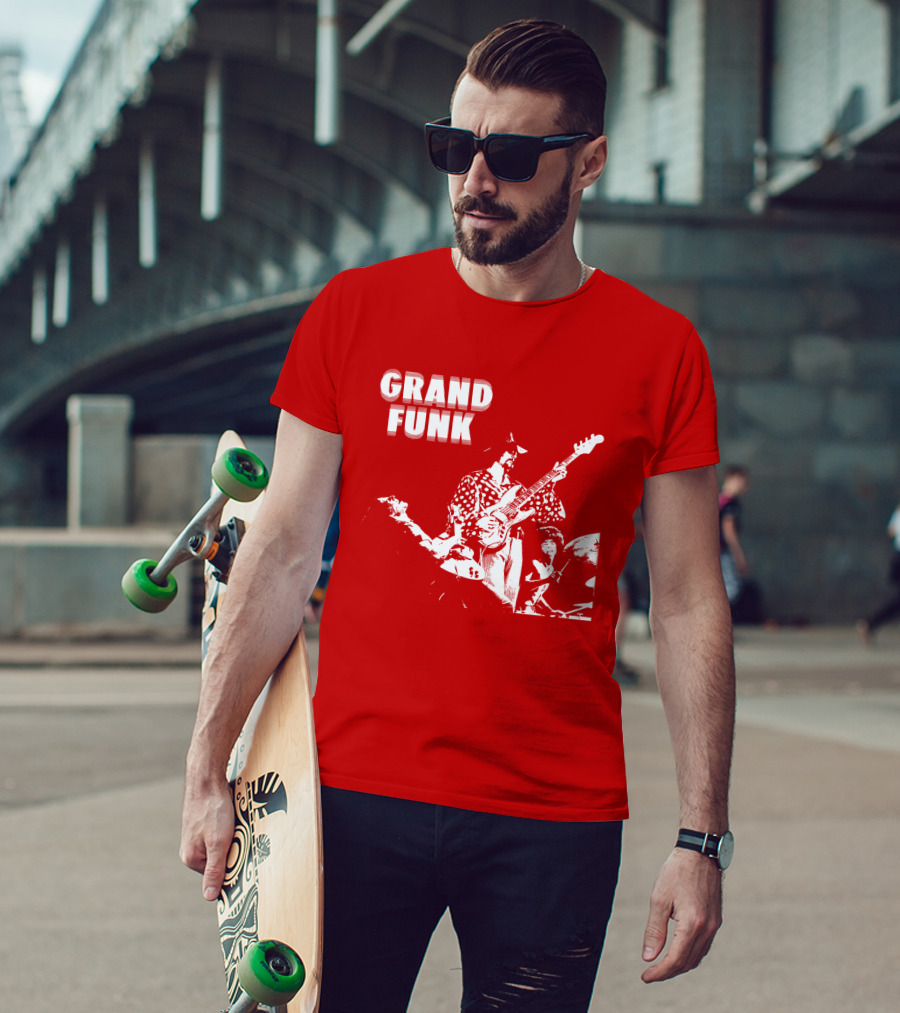 Grand Funk Railroad Band Live Rock Performance GFR 10 T-Shirt