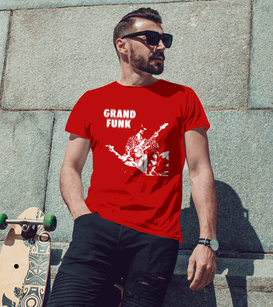 Grand Funk Railroad Band Live Rock Performance GFR 10 T-Shirt