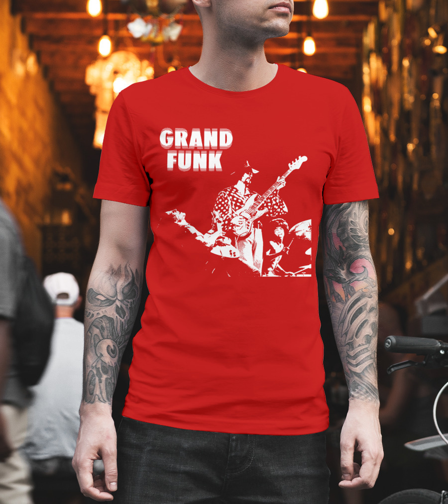 Grand Funk Railroad Band Live Rock Performance GFR 10 T-Shirt