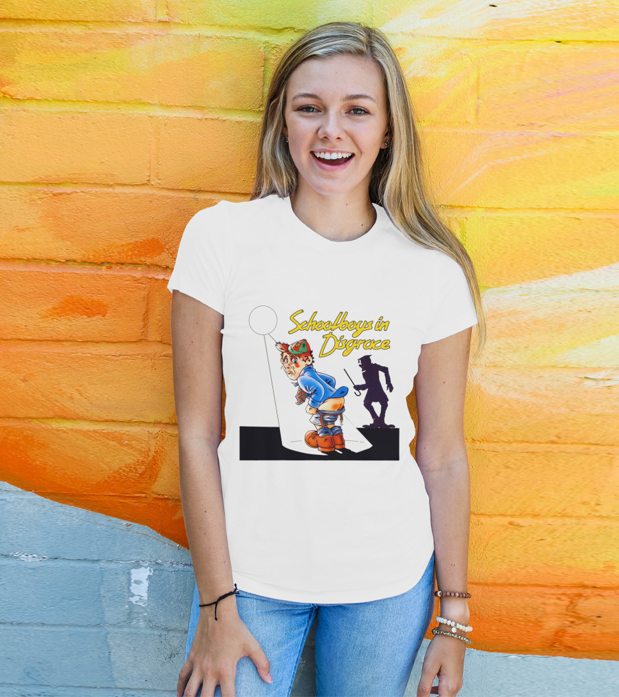 TKK 02 Schoolboys In Disgrace Animation Style Illustration With Shadow Scene T-Shirt