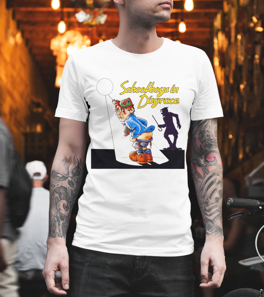 TKK 02 Schoolboys In Disgrace Animation Style Illustration With Shadow Scene T-Shirt