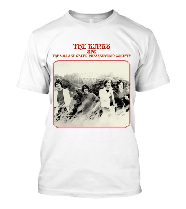 TKK 03 The Kinks Are The Village Green Preservation Society Band Photo T-Shirt