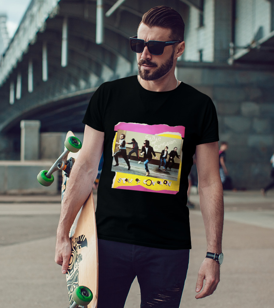 State Of Confusion TKK 21 Running Band Image T-Shirt