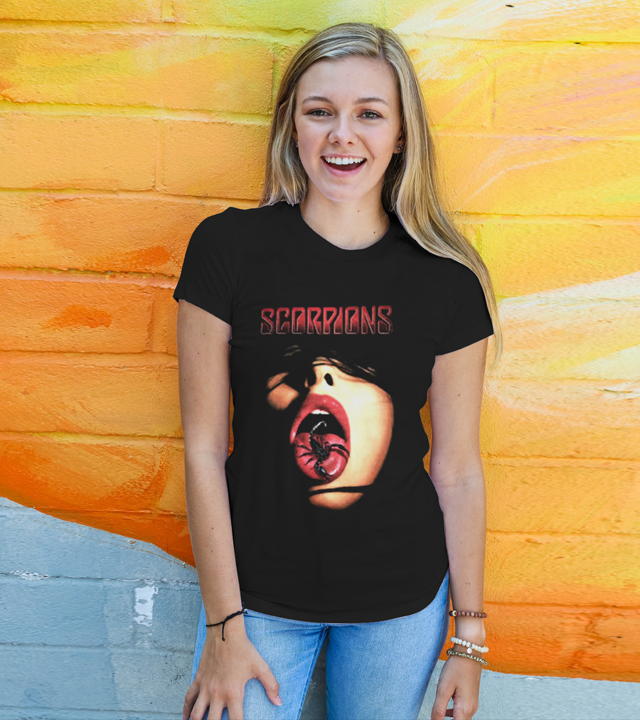 SCORPIONS Face And Mouth With Scorpion T-Shirt