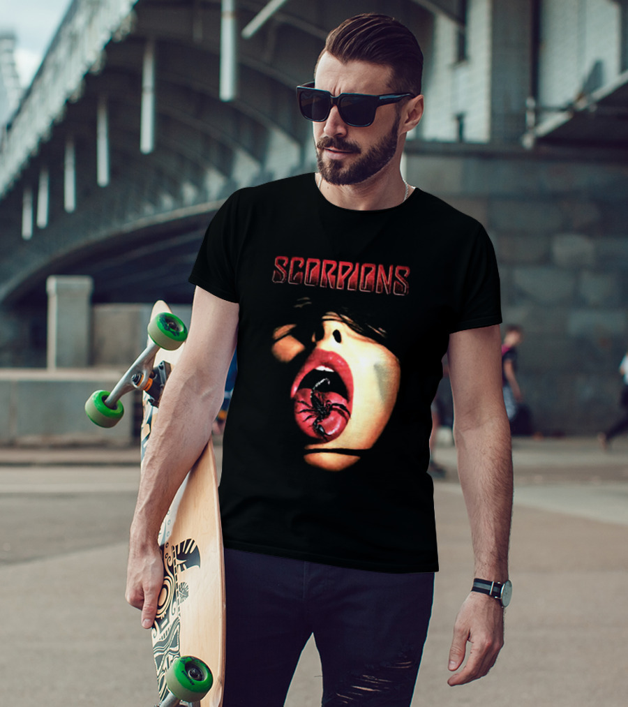 SCORPIONS Face And Mouth With Scorpion T-Shirt