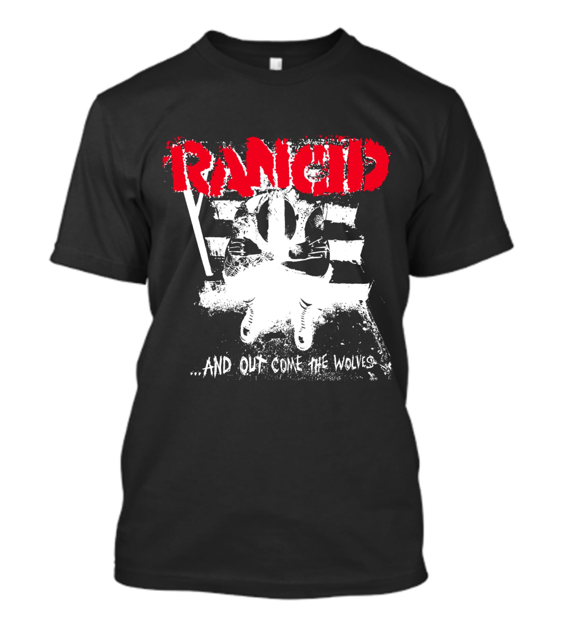 Rancid .And Out Come The Wolves Album Cover T-Shirt