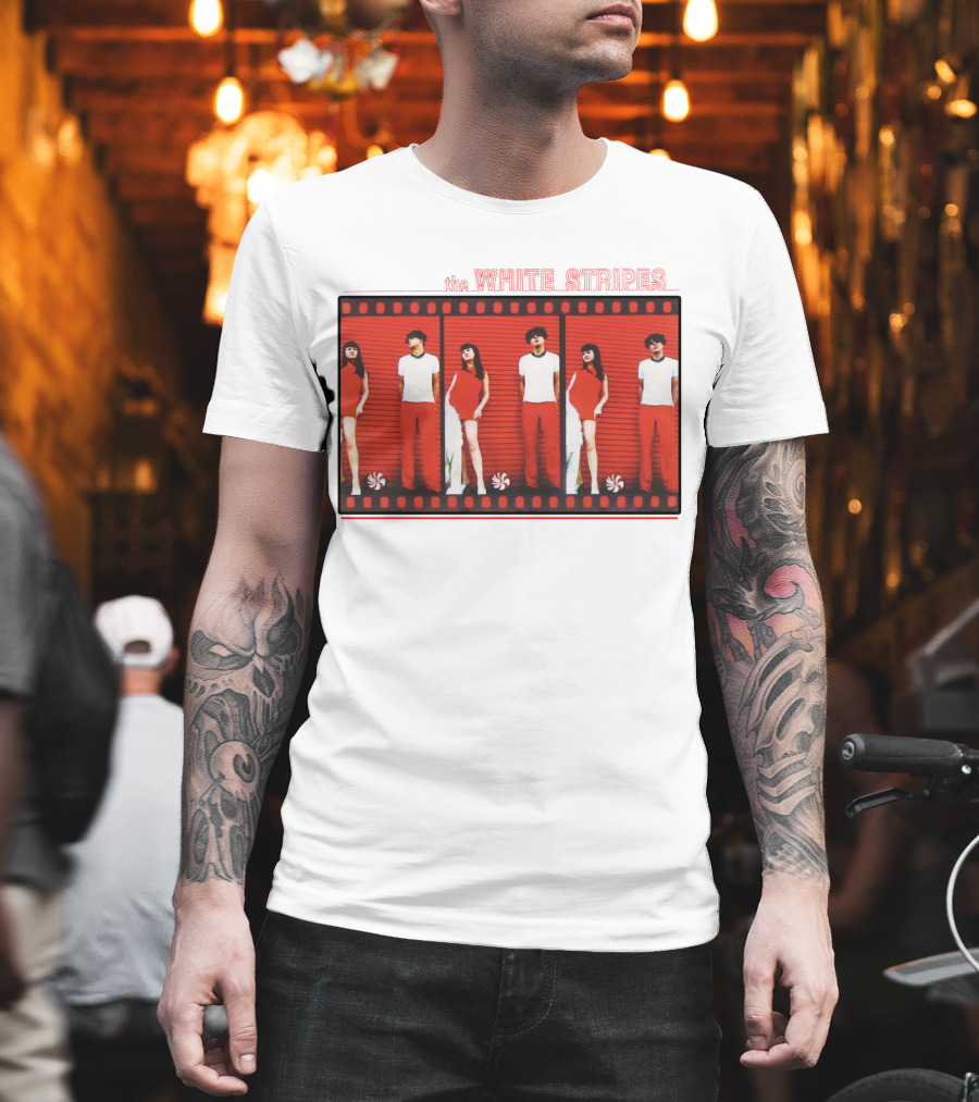 The White Stripes Red Filmstrip T-Shirt