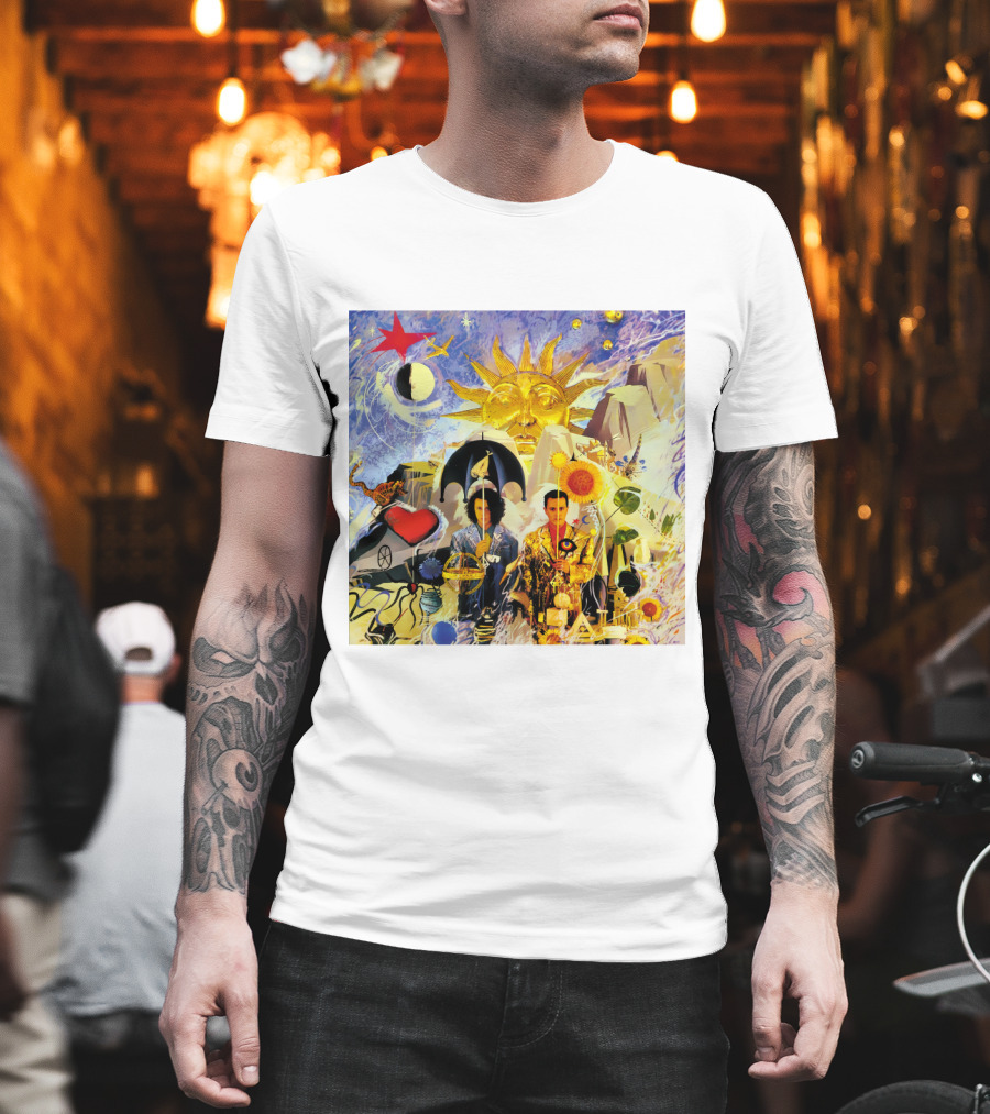 TFF 03 The Seeds Of Love Album Cover Collage Art Psychedelic T-Shirt