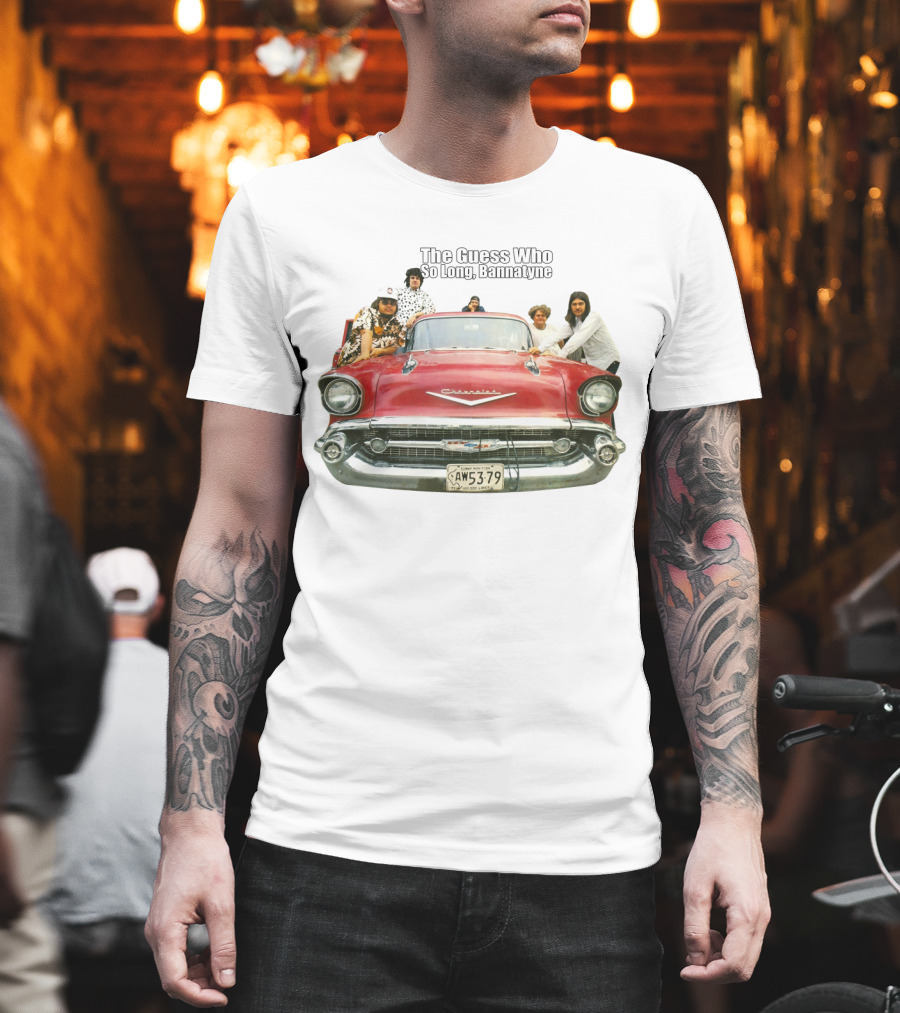 The Guess Who So Long, Bannatyne Red Vintage Car T-Shirt