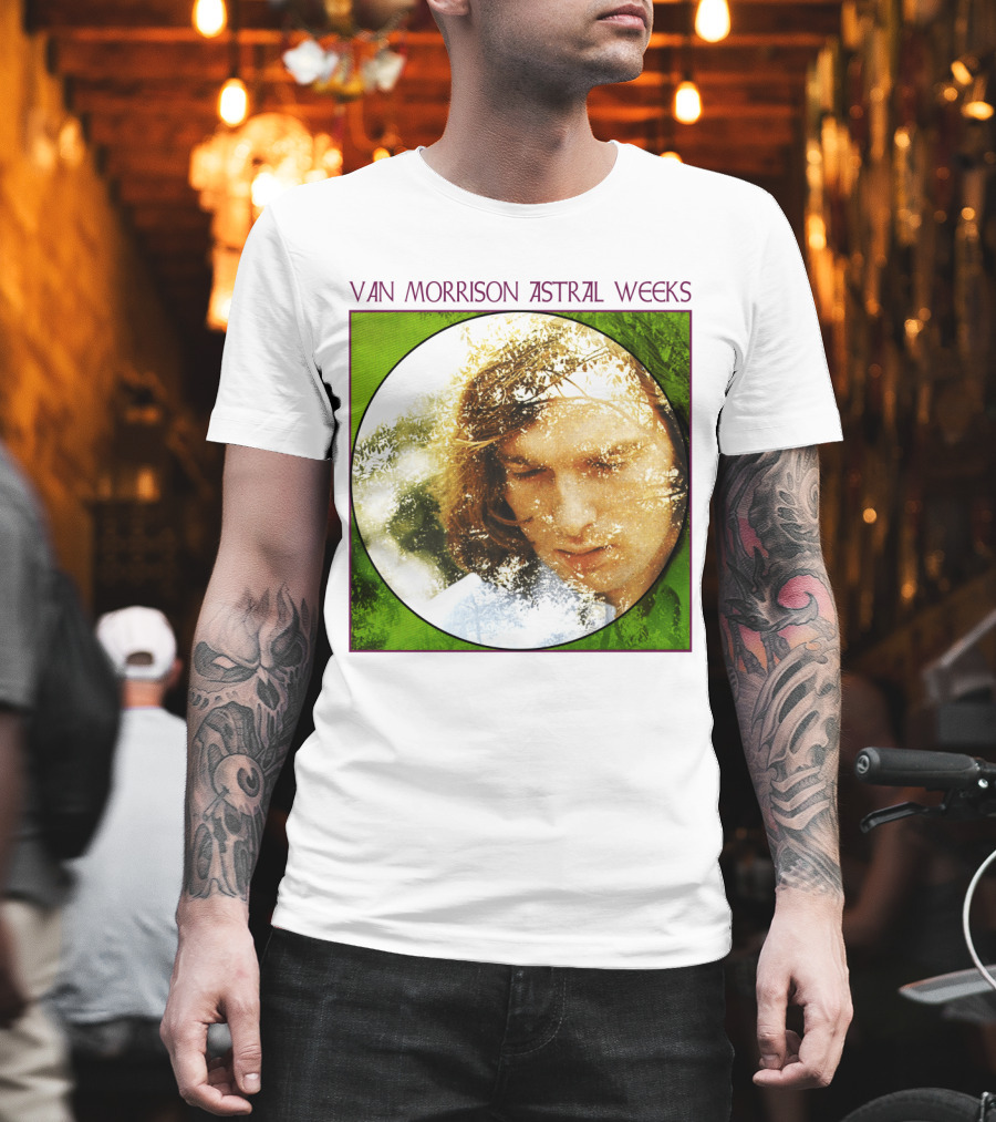 Van Morrison Astral Weeks Album Cover T-Shirt
