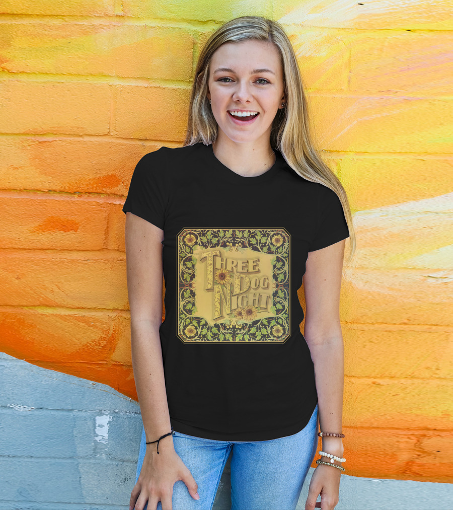 Three Dog Night Vintage Floral T-Shirt