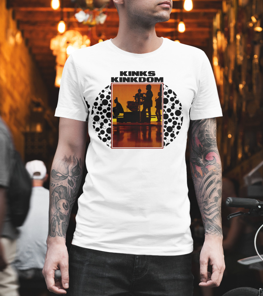 Kinks Kinkdom Album Silhouette Performance Artwork T-Shirt