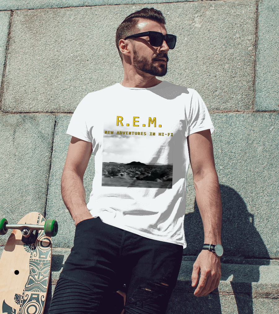 R.E.M. New Adventures In Hi-Fi Desert Landscape Photography T-Shirt