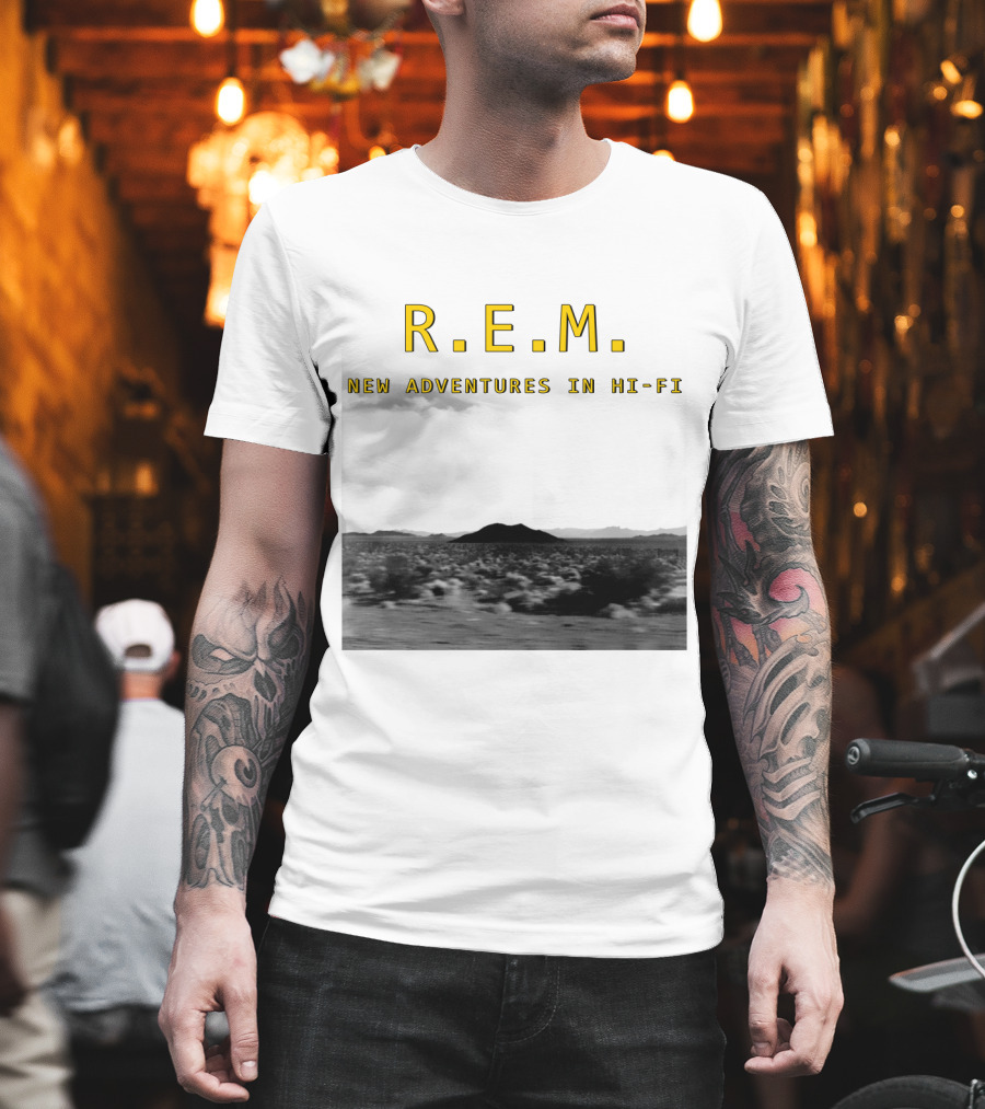 R.E.M. New Adventures in Hi-Fi Desert Landscape Photography T-Shirt