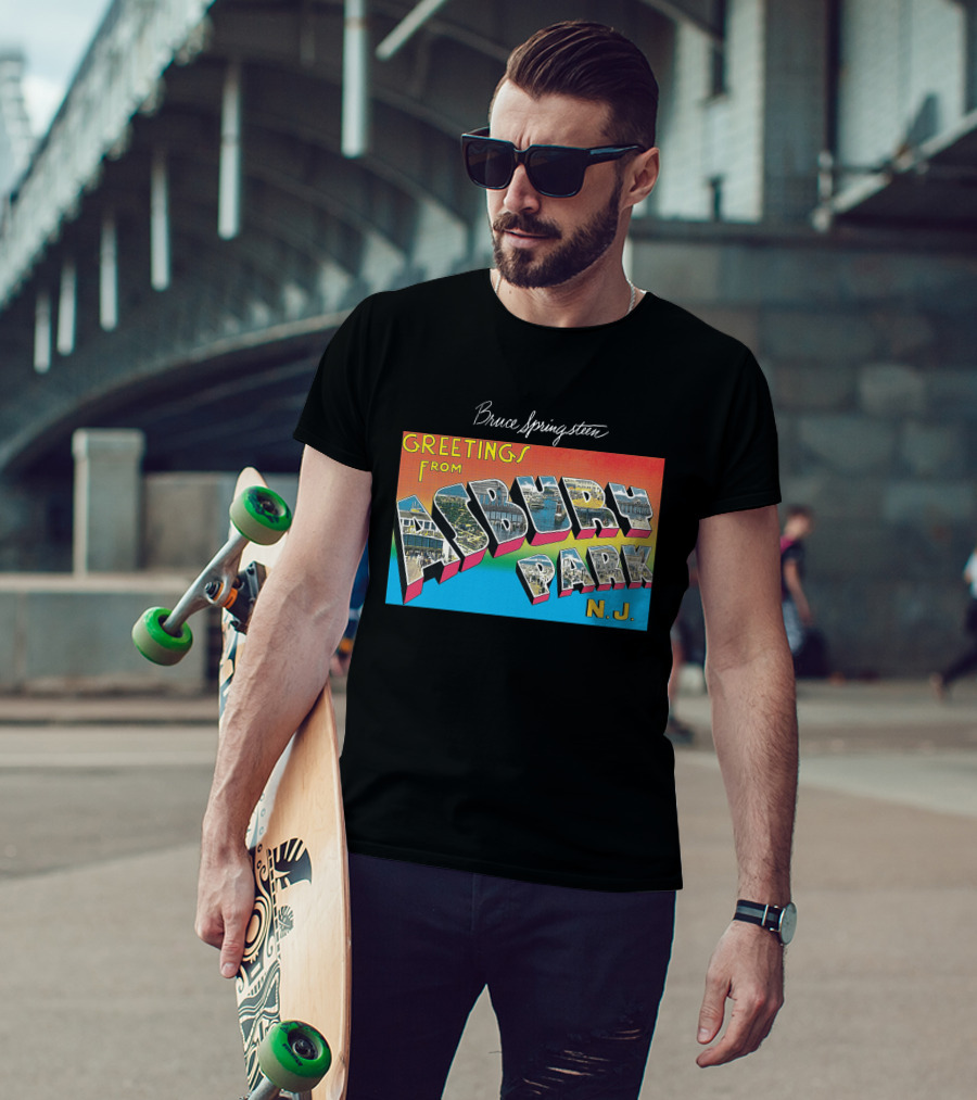 Bruce Springsteen Greetings From Asbury Park N.j. T-Shirt