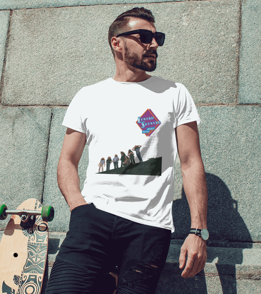 Lynyrd Skynyrd Nuthin' Fancy Band Members On Rooftop T-Shirt