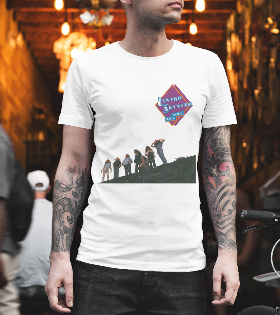 Lynyrd Skynyrd Nuthin' Fancy Band Members On Rooftop T-Shirt