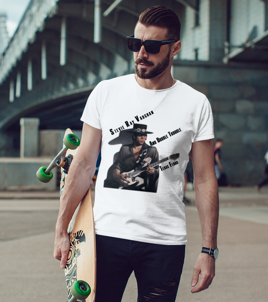 Stevie Ray Vaughan And Double Trouble Texas Flood T-Shirt