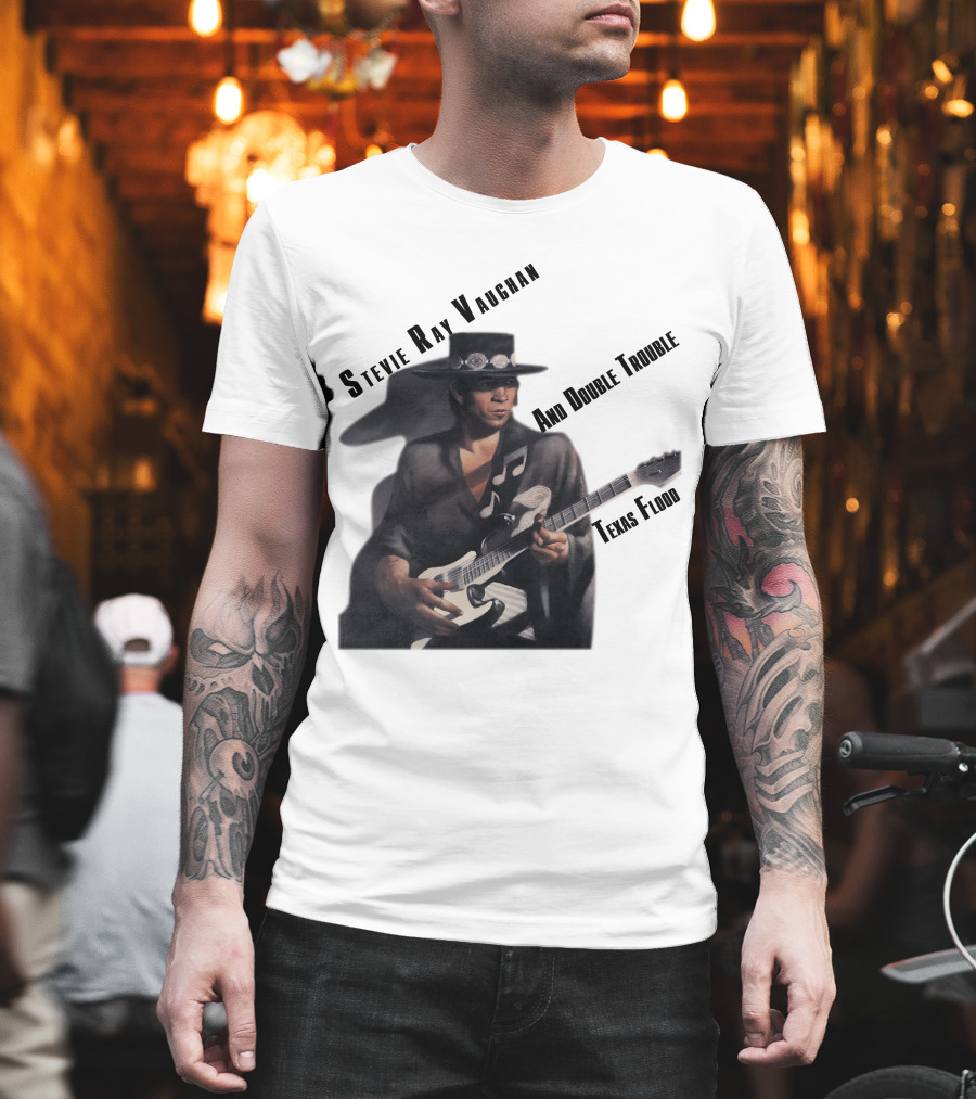 Stevie Ray Vaughan And Double Trouble Texas Flood T-Shirt