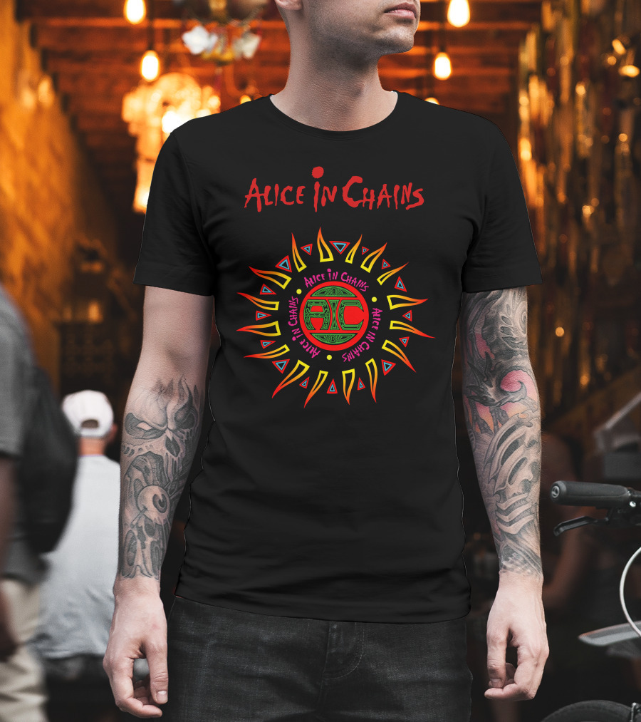 Alice In Chains Sun Logo Aic T-Shirt
