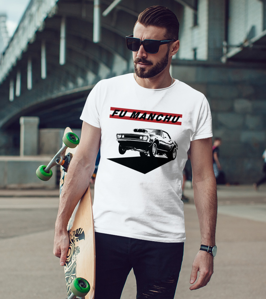Fu Manchu Classic Muscle Car Tribute T-Shirt