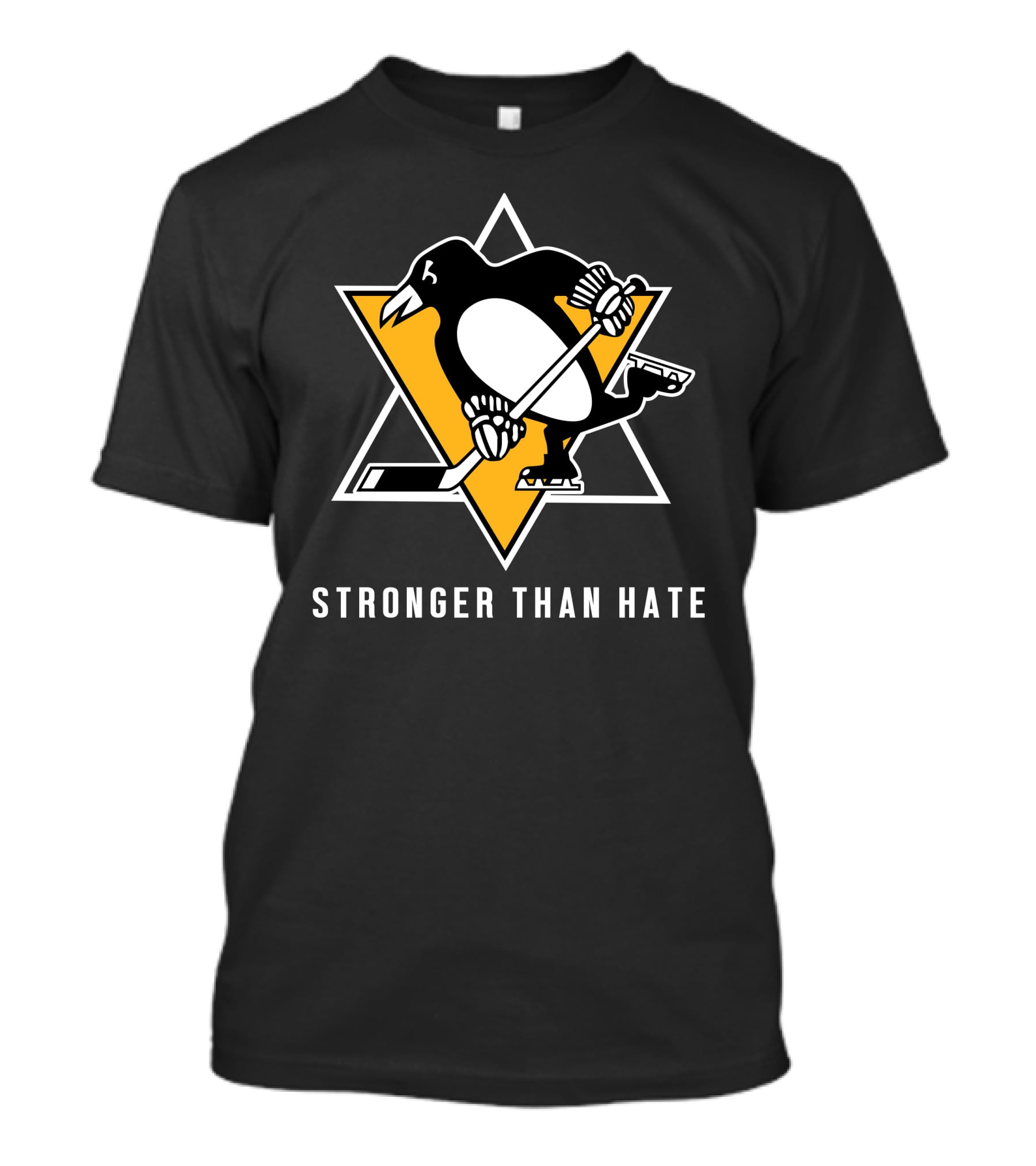Pittsburgh Penguins Stronger Than Hate T-Shirt