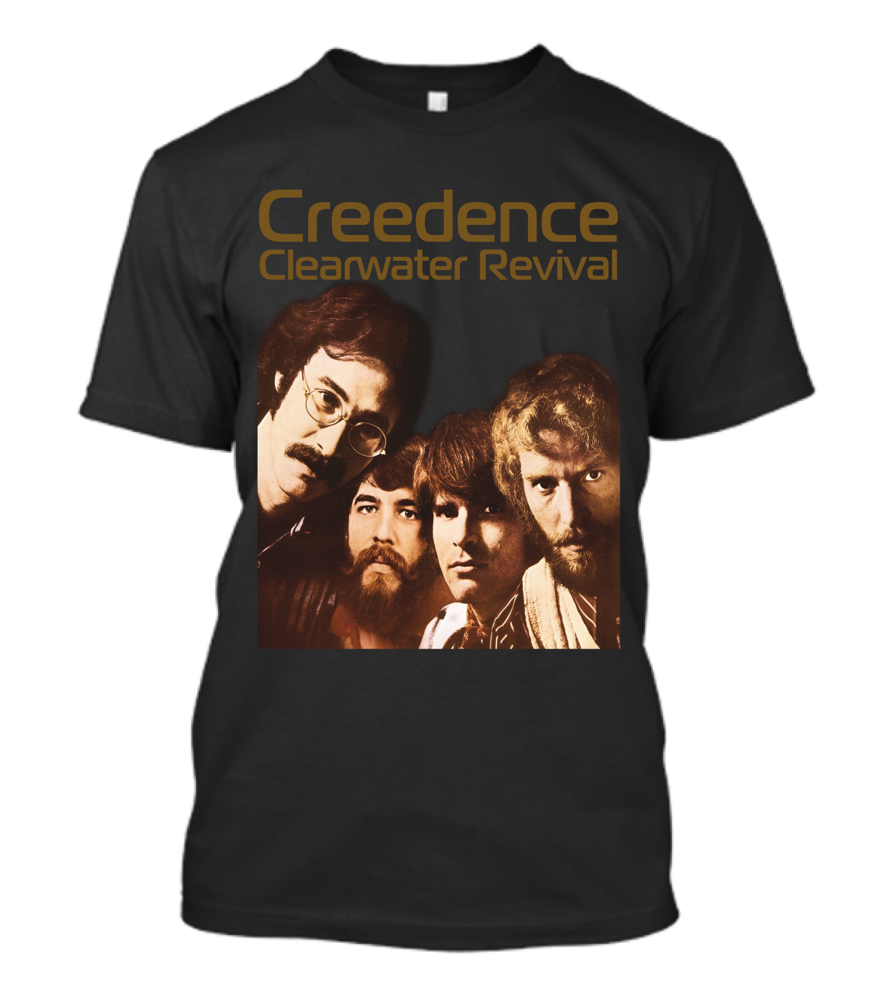 Creedence Clearwater Revival Band Portrait T-Shirt