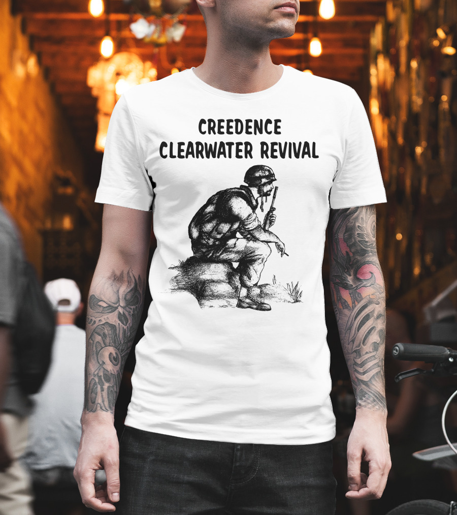 Creedence Clearwater Revival Soldier Art T-Shirt