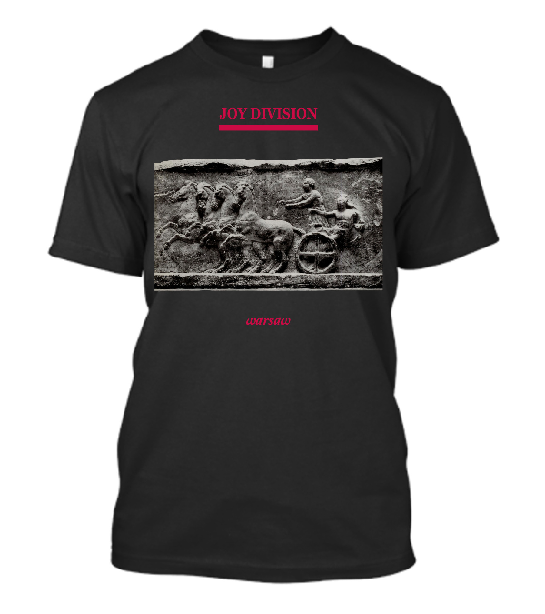Joy Division Warsaw Chariot Relief Roman Art T-Shirt