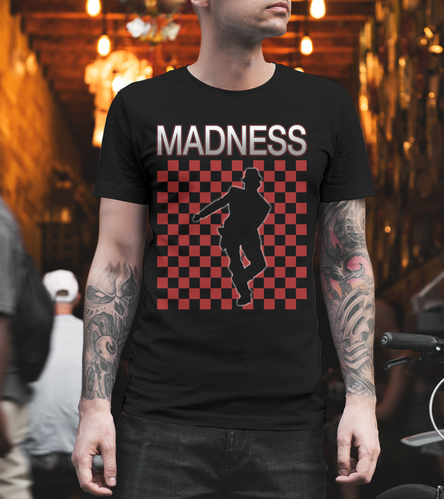Madness Checkerboard Silhouette T-Shirt