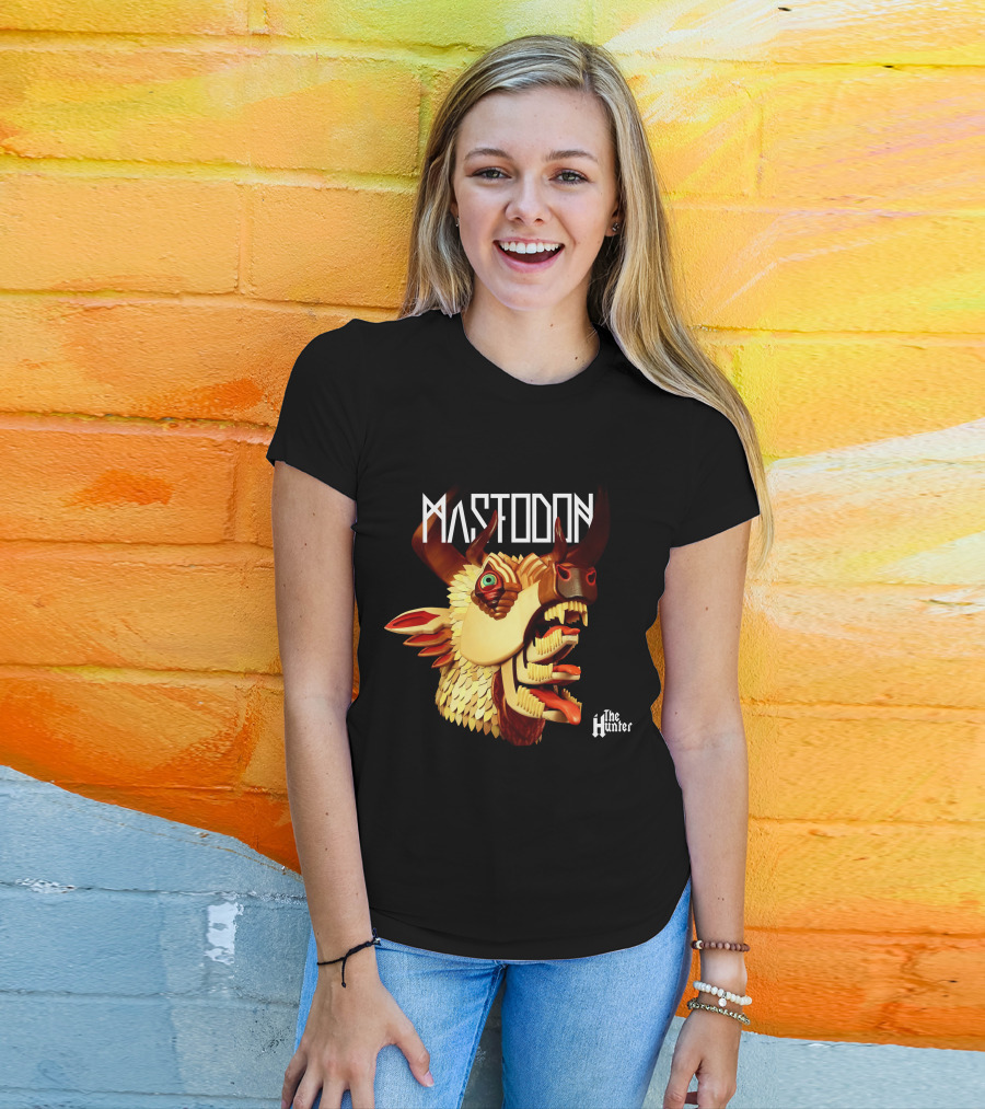Mastodon The Hunter 3D Animal Head T-Shirt