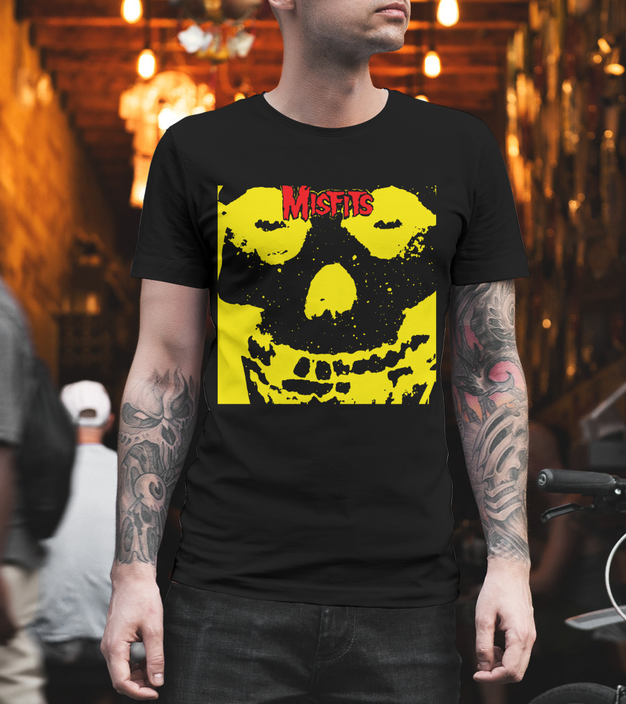Misfits Yellow Skull T-Shirt