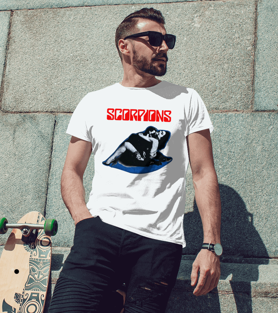 Scorpions Blackout Album Cover Art Retro T-Shirt