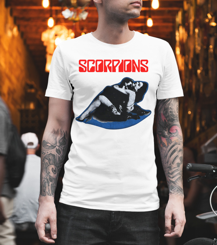 Scorpions Blackout Album Cover Art Retro T-Shirt