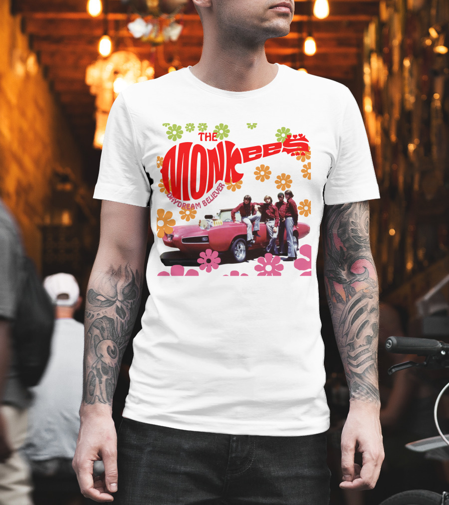 The Monkees Daydream Believer Floral Car T-Shirt