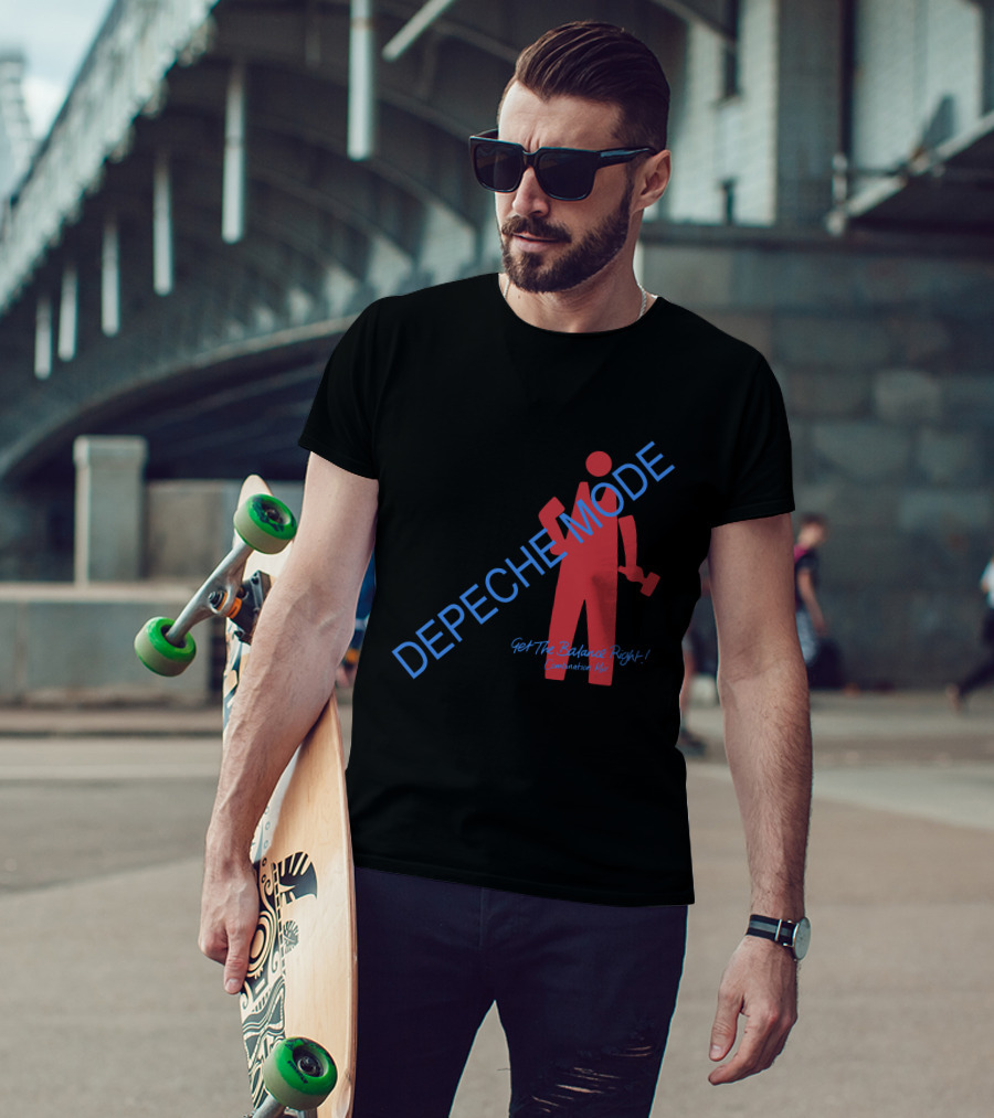DEPECHE MODE Get The Balance Right Combination Mix Figures T-Shirt