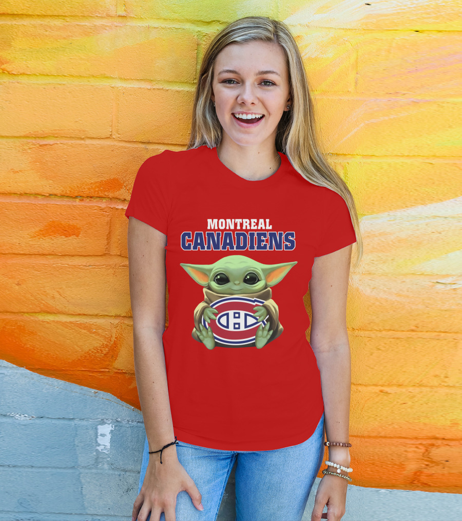 Montreal Canadiens Baby Yoda T-Shirt
