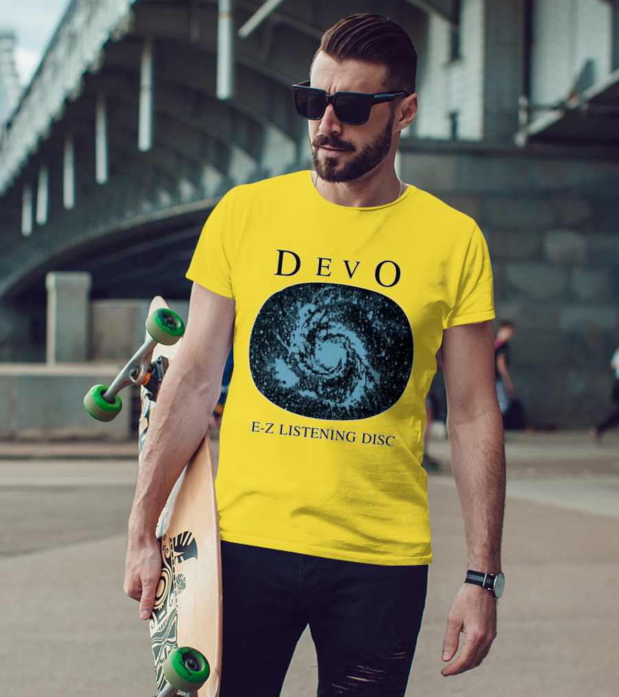 DEVO E-Z Listening Disc Spiral T-Shirt