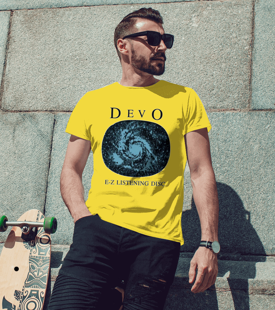 DEVO E-Z Listening Disc Spiral T-Shirt